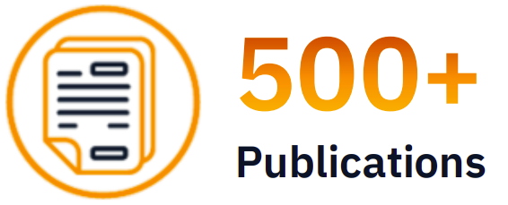 500 plus publications graphic