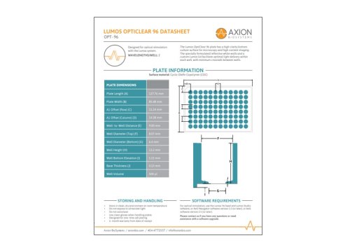 Axion Bio Tech Datasheet Lumos Opticlear
