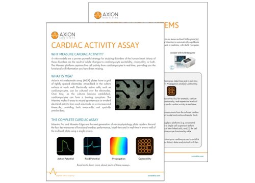 Axion Bio App Note Cardiac Activity Assay