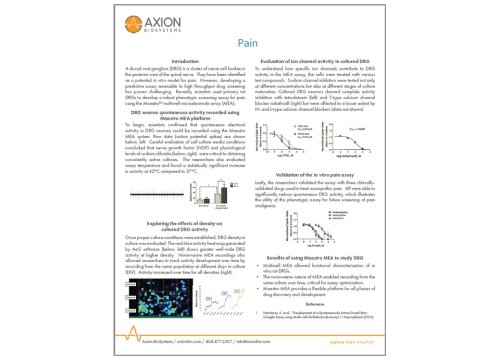 Axion Bio App Note Pain