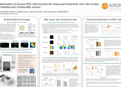 2019 SPS Poster on cardiomyocyte pacing with microelectrode array