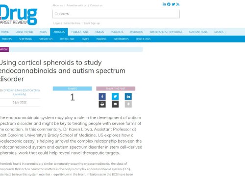 Drug Target Review - Using bioelectronic assays to discover connection between autism and endocannabinoids