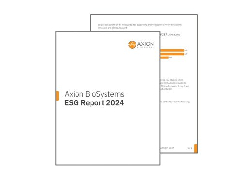 Axion BioSystems ESG Report 2024