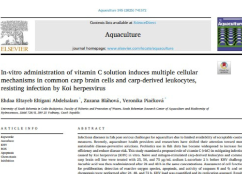 Aquaculture, 5 September 2024