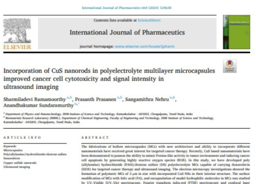 International Journal of Pharmaceutics, 24 August 2024