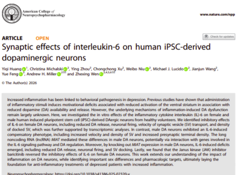 Neuropsychopharmacology, 14 January 2026