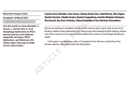 npj Parkinson's Disease, 31 March 2026